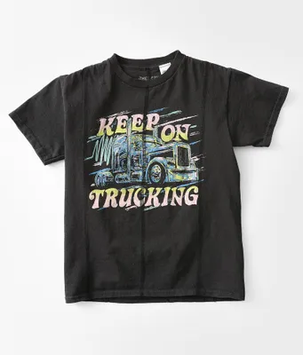 Girls - American Highway Keep On Trucking T-Shirt