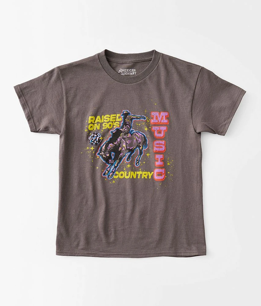 Girls - American Highway Raised On 90's Country T-Shirt