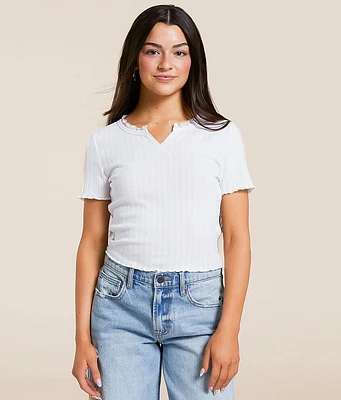 Lace Trim Top