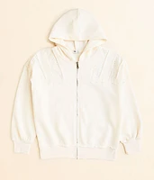 Girls - BKE Lace Trim Hoodie