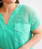 Pieced Crochet Top