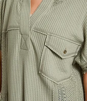 Open Weave Top
