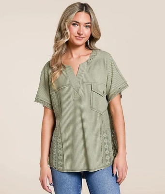 Open Weave Top