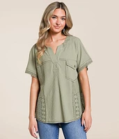 Open Weave Top