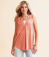 Pieced Crochet Tank Top
