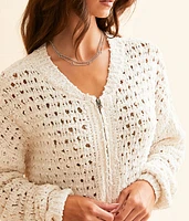 Nubby Cardigan Sweater