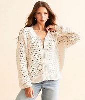 Nubby Cardigan Sweater