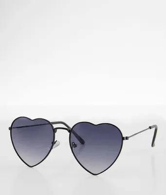 BKE Heart Sunglasses