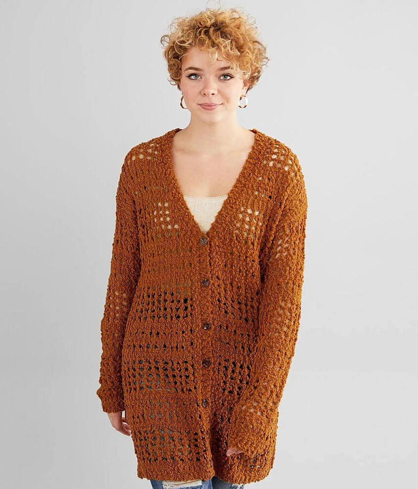 Chenille Cardigan Sweater