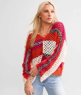 Willow & Root Color Block Sweater