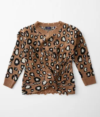 Girls - Daytrip Animal Print Sweater