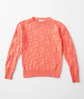 Girls - Willow & Root Checkered Sweater