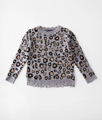 Girls - Daytrip Animal Print Sweater