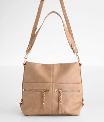 Moda Luxe Faux Leather Tote - Brown , Women's