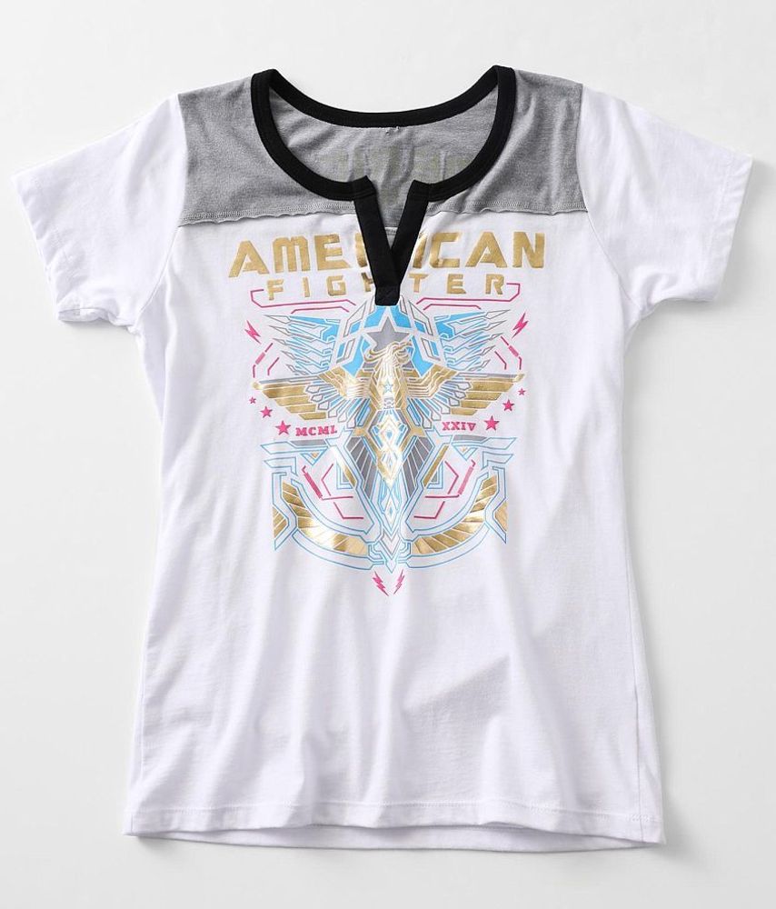 American Fighter Tamarack Split Neck T-Shirt