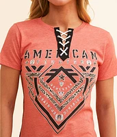 Parkside Lace-Up T-Shirt