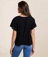 Flowy Ribbed Top