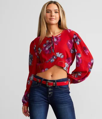 Floral Cropped Top