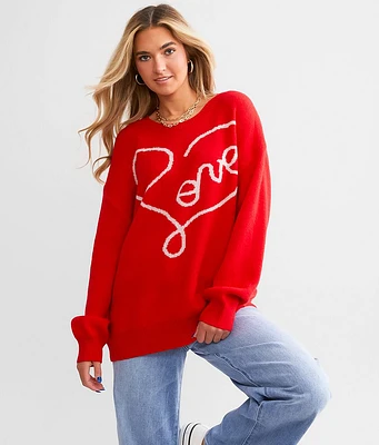 and the why Love Long Sweater