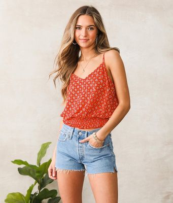 Willow & Root Floral Tank Top