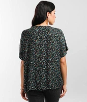 Floral Woven Top