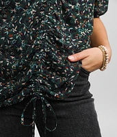 Floral Woven Top
