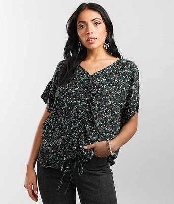 Floral Woven Top