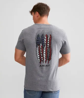 Ariat Wheat Flag T-Shirt