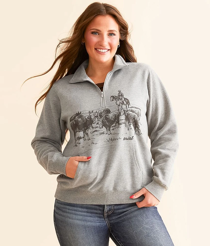 Ariat Cowboy Scene Pullover