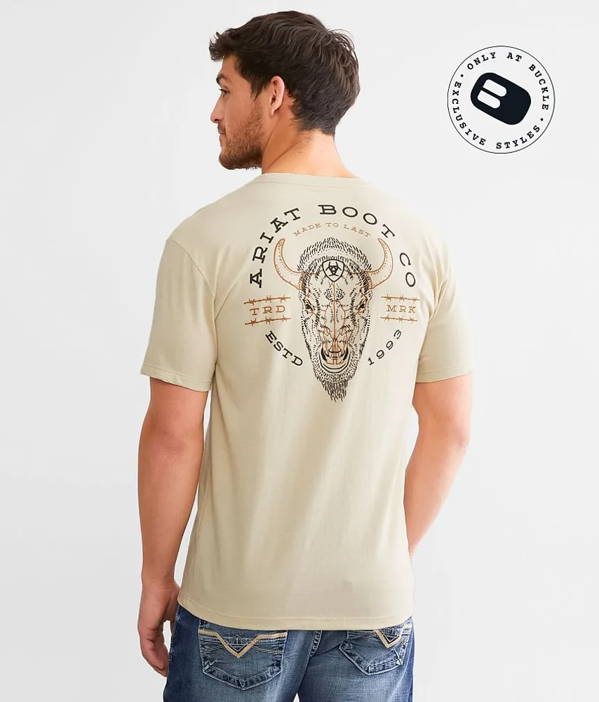 Ariat Over Under Bison T-Shirt