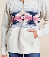 June Quarter Zip Oversized Pullover
