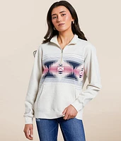 June Quarter Zip Oversized Pullover