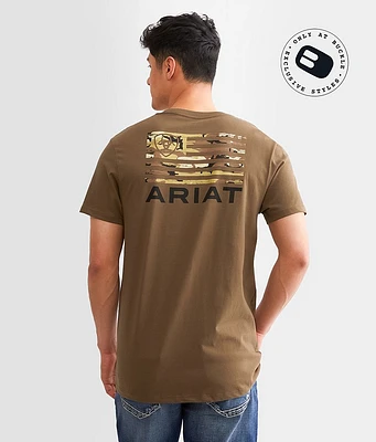 Ariat Digital Camo Flag T-Shirt