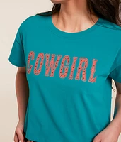 Cowgirl Boxy Cropped T-Shirt