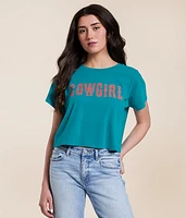 Cowgirl Boxy Cropped T-Shirt