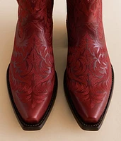 Cate Short Leather Western Boot