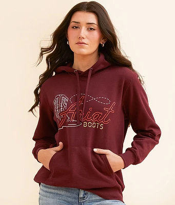Neon Boots Hooded Sweatshirt