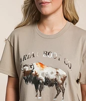 Bison Cropped T-Shirt