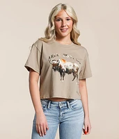 Bison Cropped T-Shirt