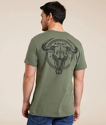 Bull Roper Stamp T-Shirt