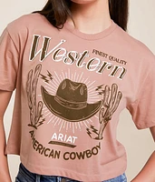 American Cowboy Cropped T-Shirt
