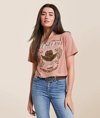 American Cowboy Cropped T-Shirt
