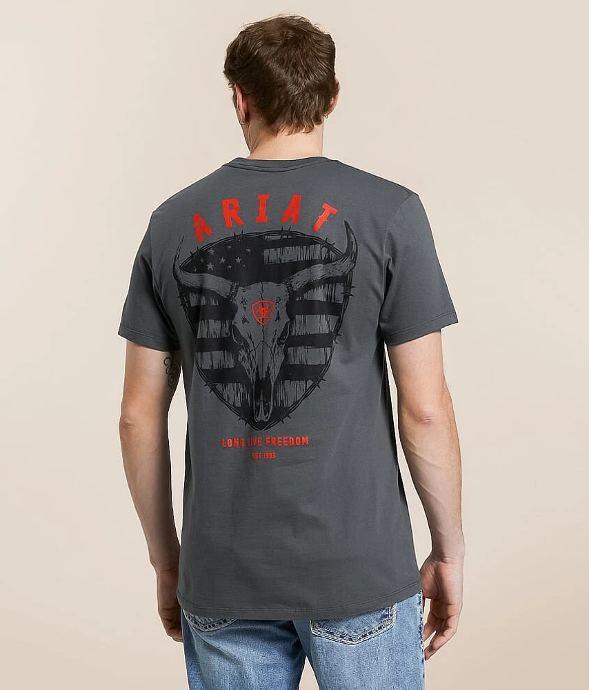 Ariat Longhorn Thrashed T-Shirt