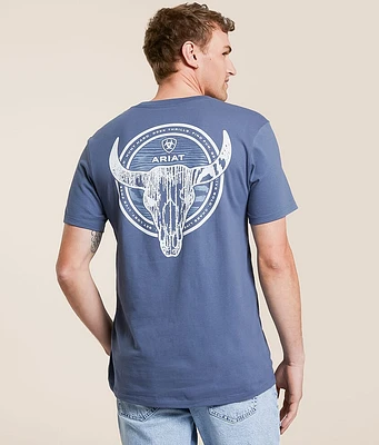 Wooden Longhorn Mountain T-Shirt