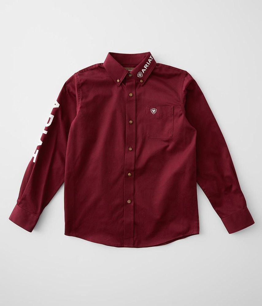 Boys - Ariat Team Logo Stretch Shirt