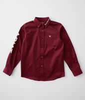 Boys - Ariat Team Logo Stretch Shirt