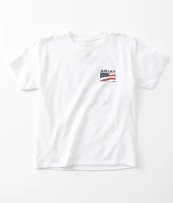 Boys - Ariat Flag Frame T-Shirt