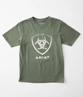 Boys - Ariat Concrete Badge T-Shirt