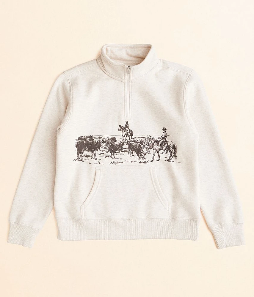 Girls - Ariat Pasture Quarter Zip Pullover