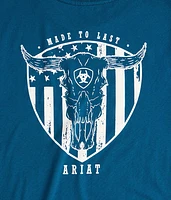 Boys - Stacked Skull America T-Shirt